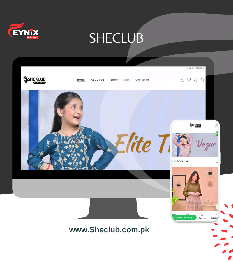 Shelcub Woocommerce Website Project