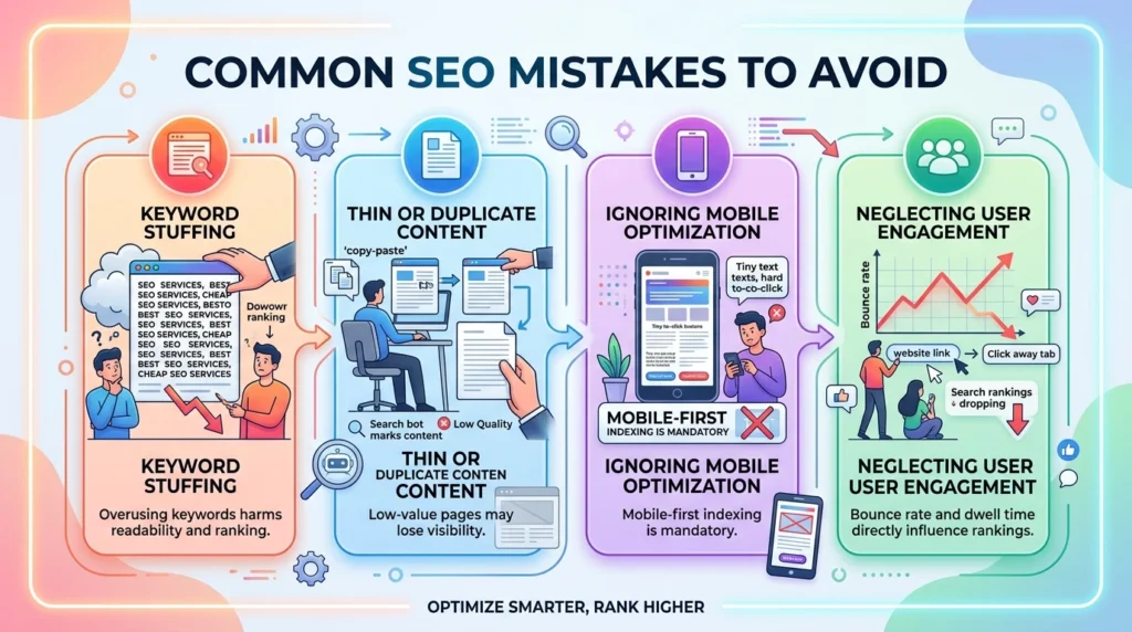 Common SEO Mistakes to Avoid