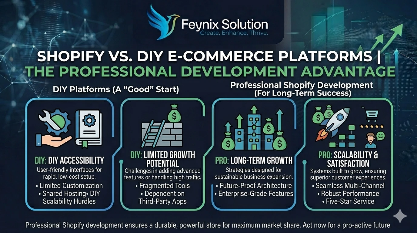 Shopify vs. DIY E-Commerce Platforms