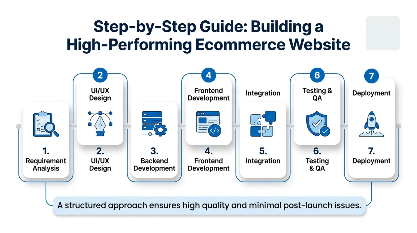 Step-by-Step Guide Building a High-Performing Ecommerce Website