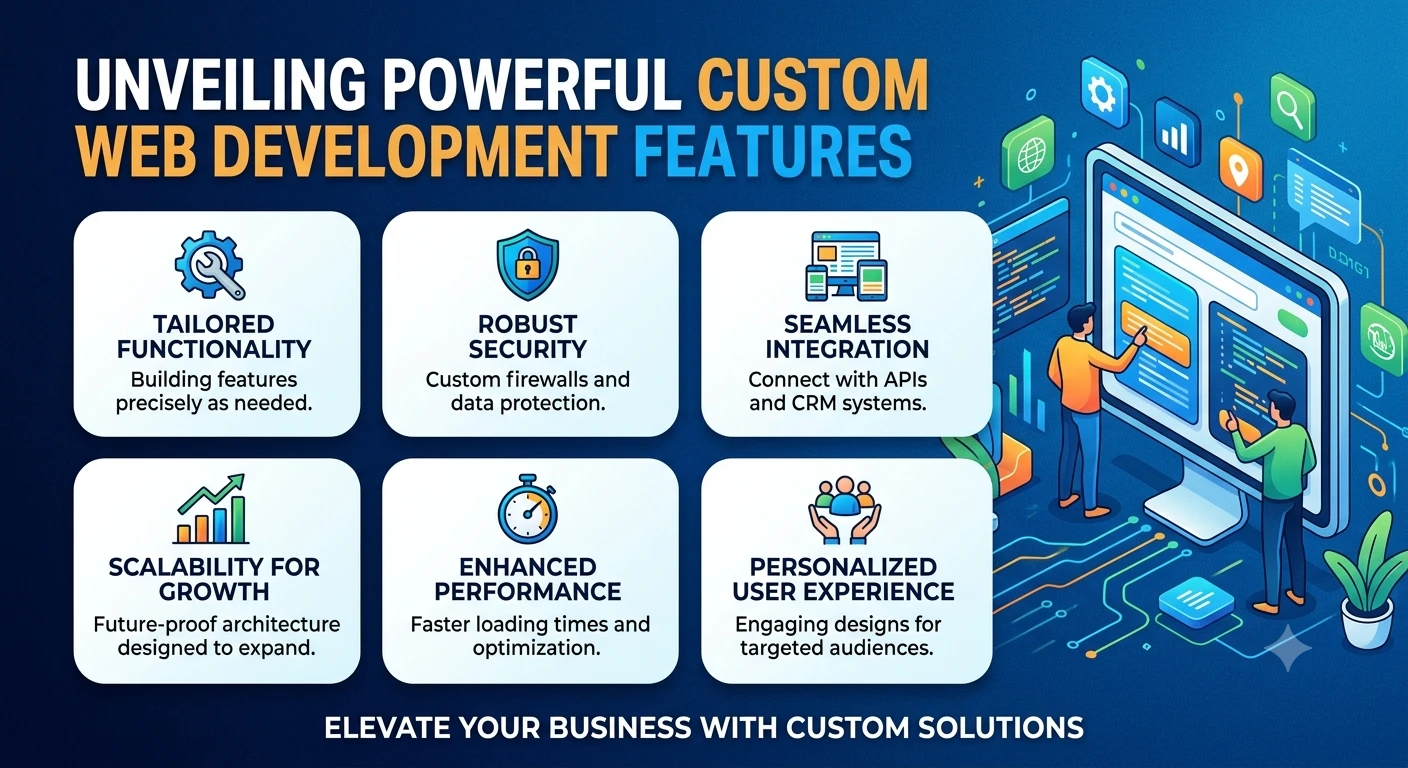 Custom Web Development Features