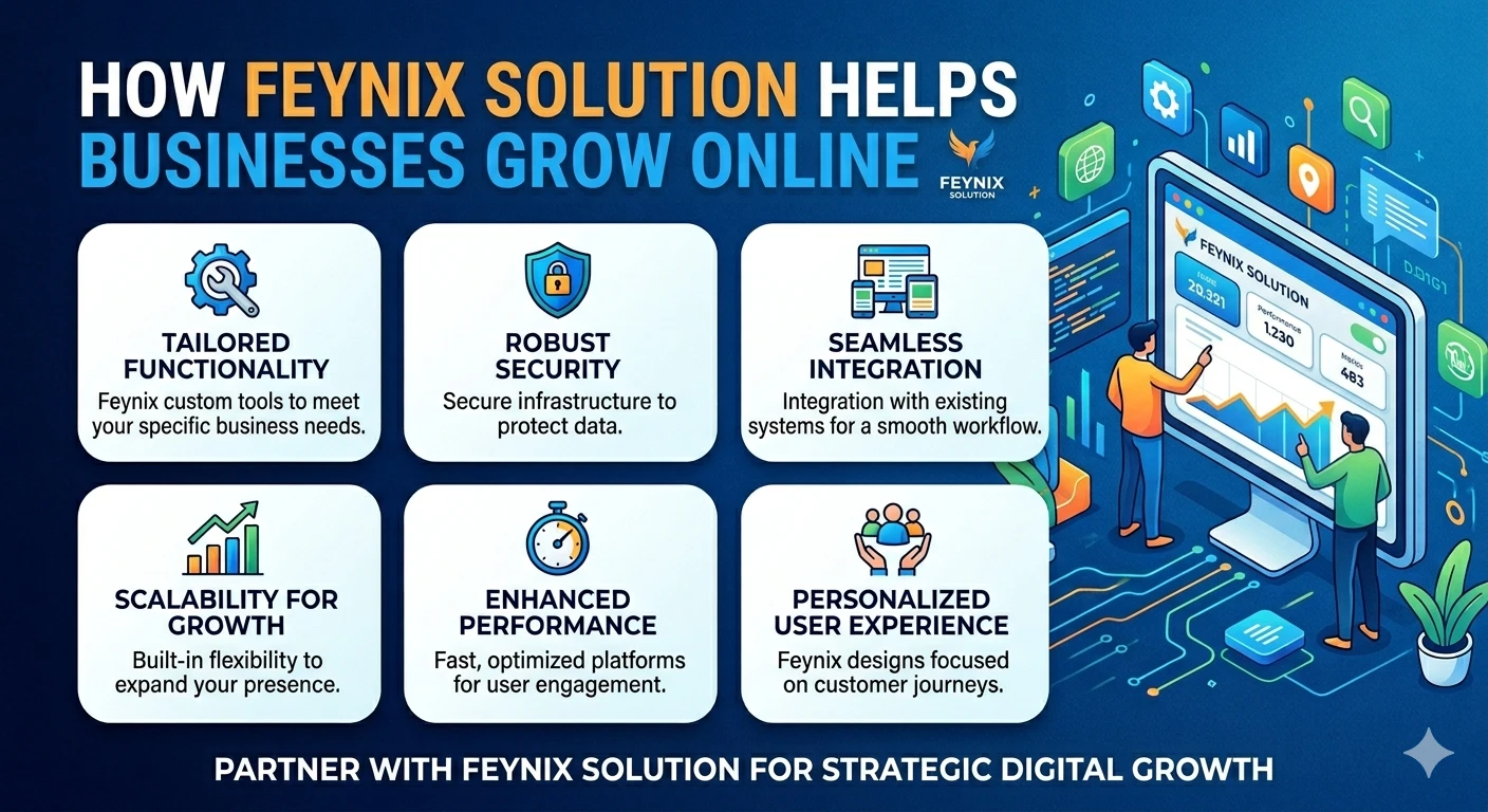 How Feynix Solution Helps Businesses Grow Online