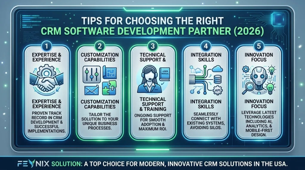 Tips for Choosing the Right CRM Software Development Partner