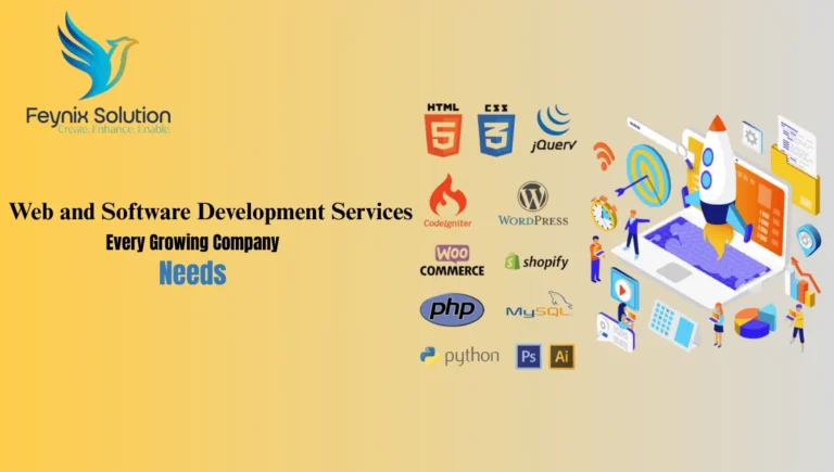 Web and software development services