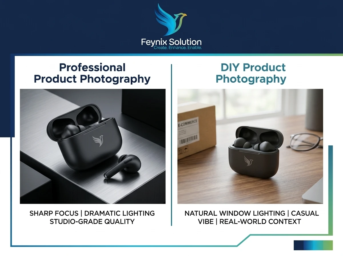 Product Photography vs DIY Product Photography