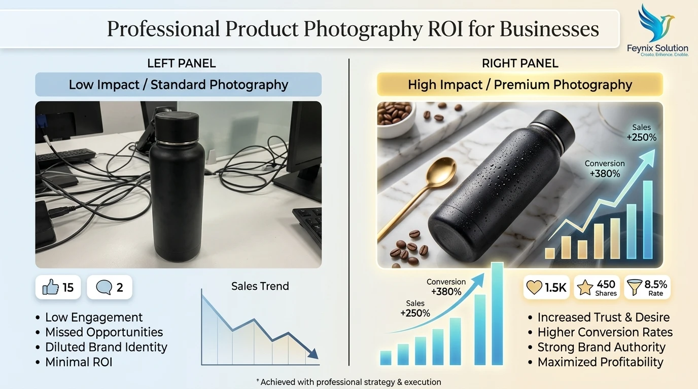 Professional Product Photography ROI for Businesses